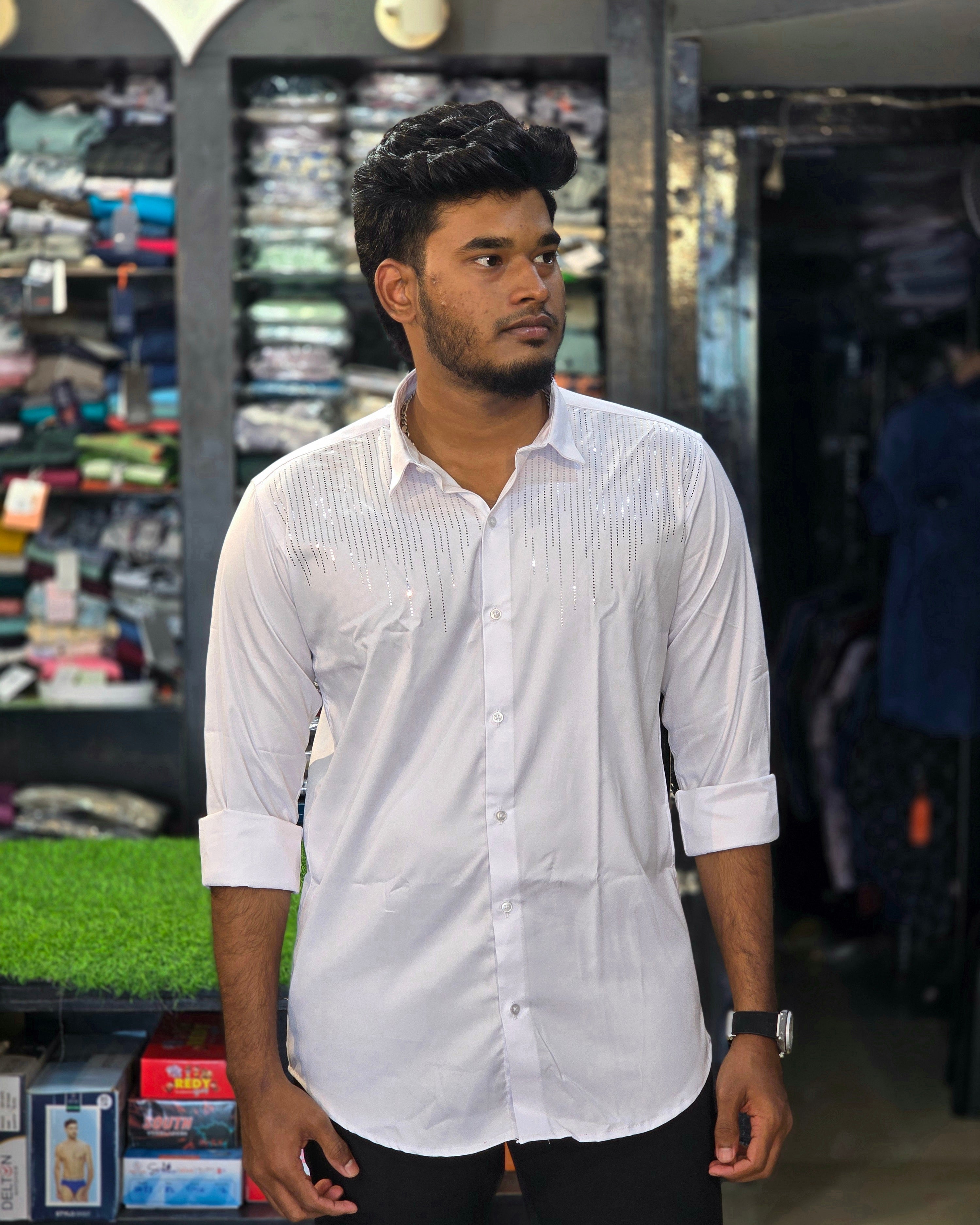 Designer Stone Shirt 3 - White