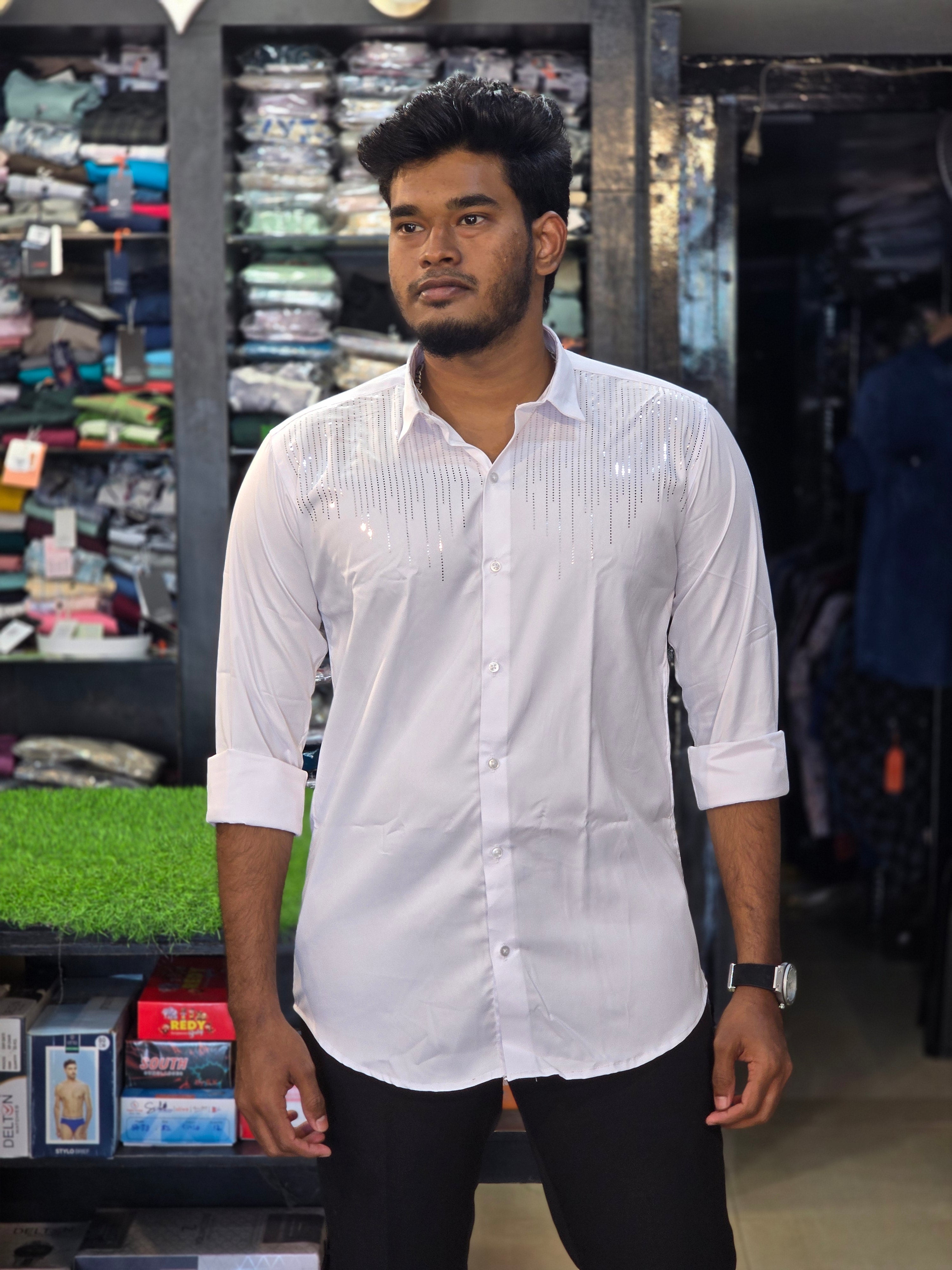 Designer Stone Shirt 3 - White