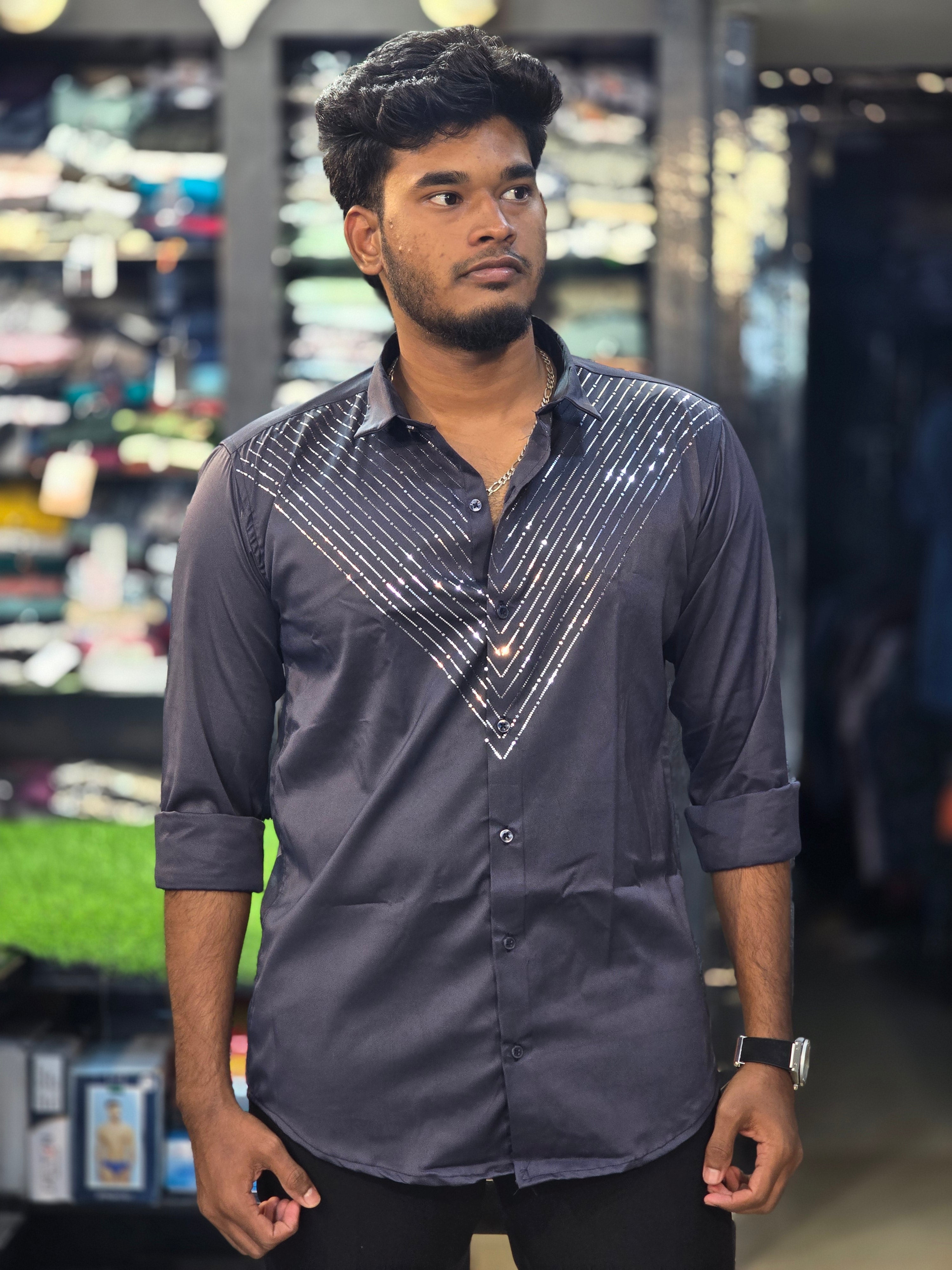 Stone Shirt 2 - Navy Blue