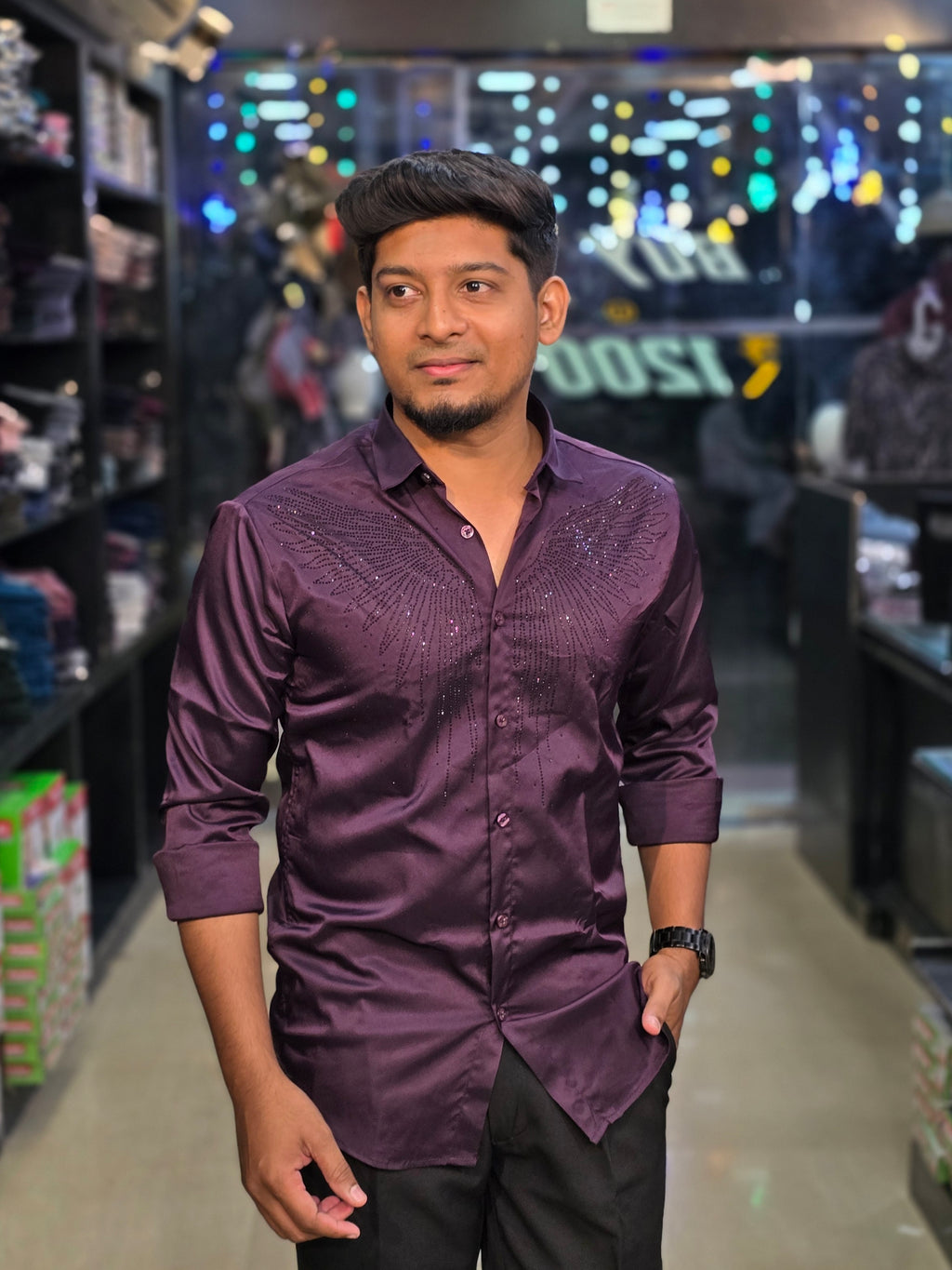 Wing Stone Shirt 7 - Purple