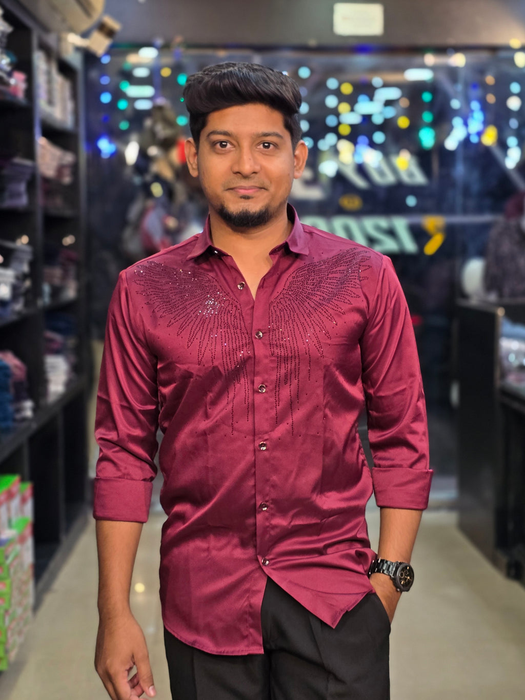 Wing Stone Shirt 7 - Red