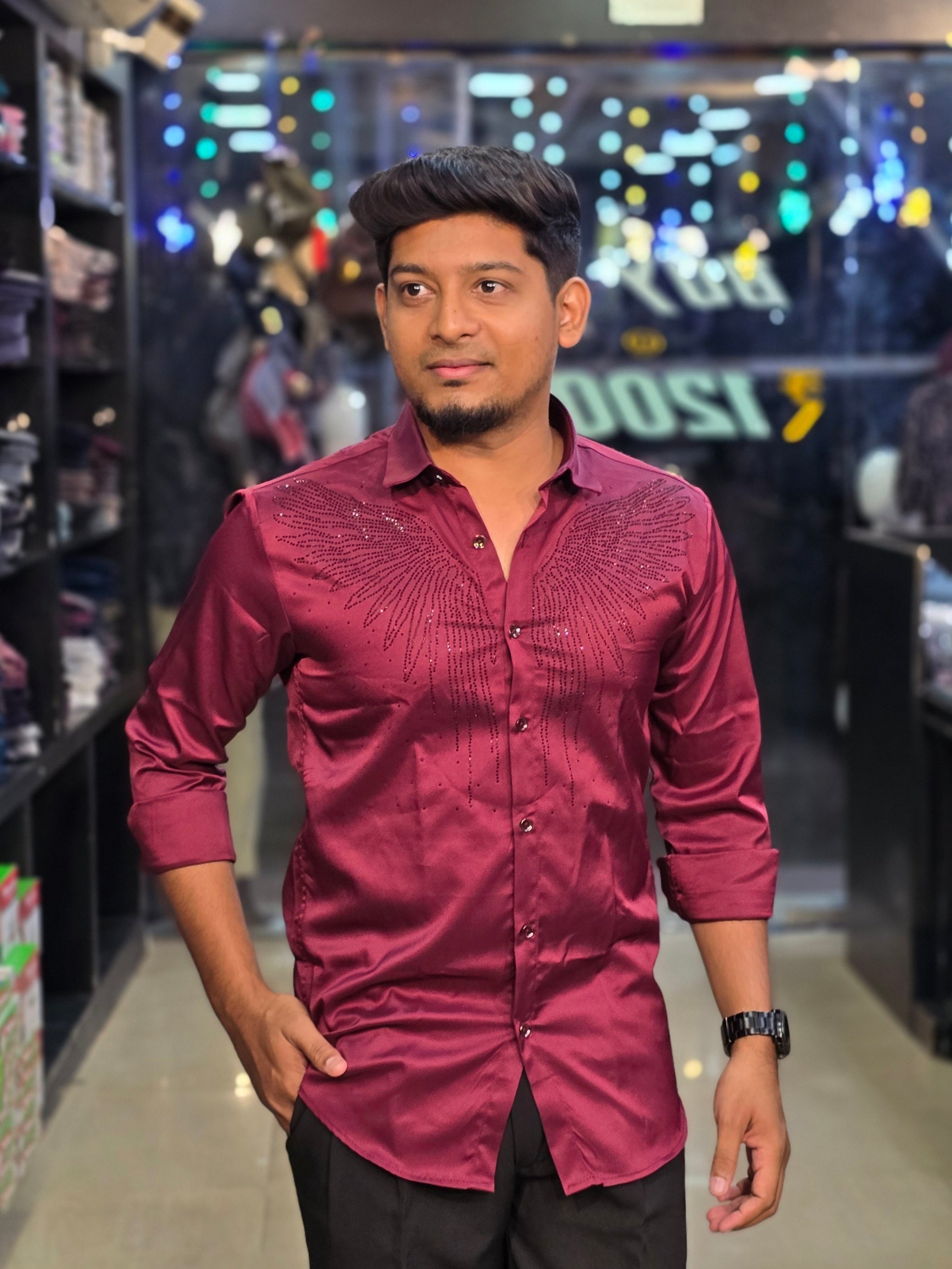 Wing Stone Shirt 7 - Red