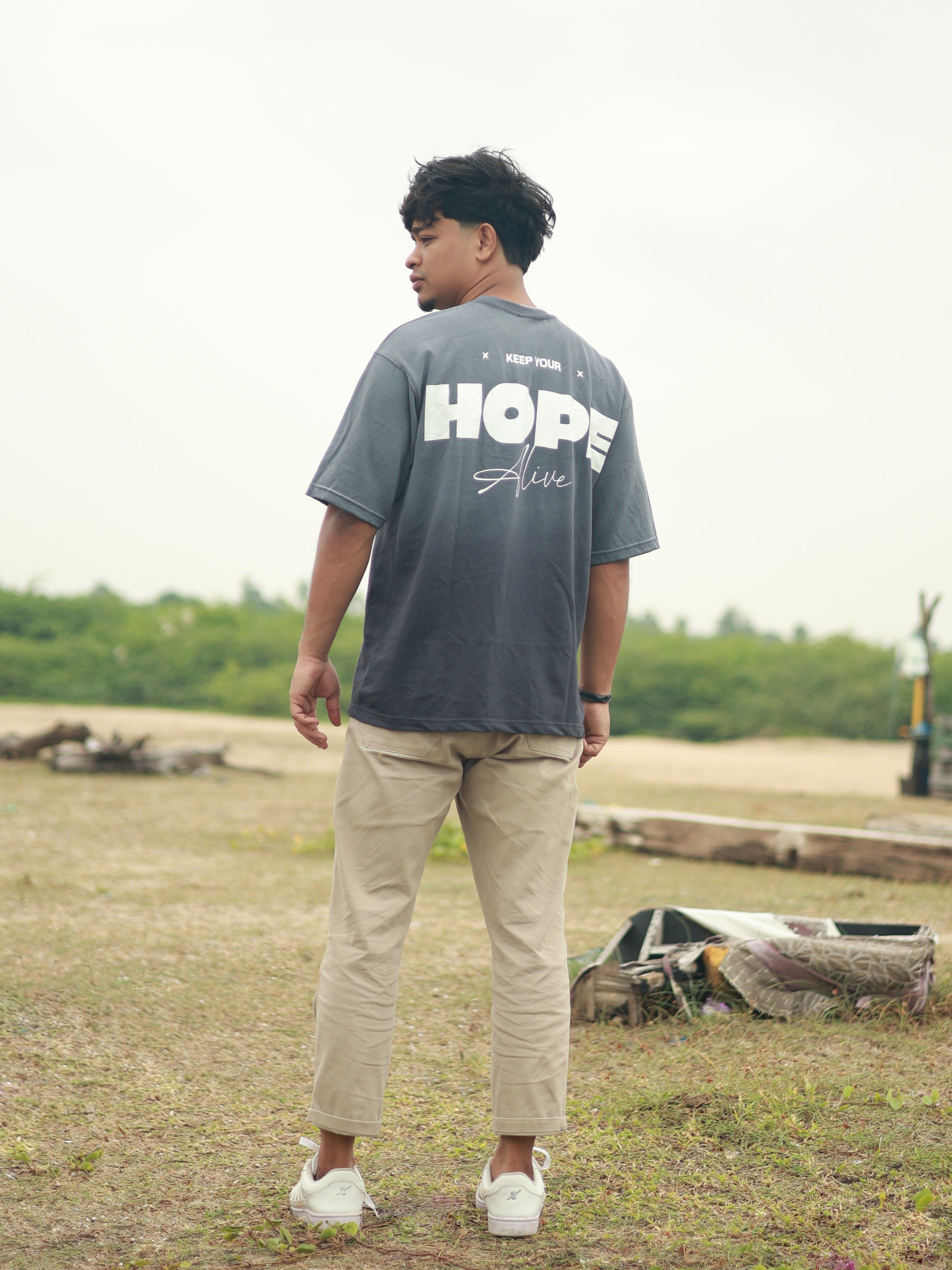 HOPE - Two tone - Grey