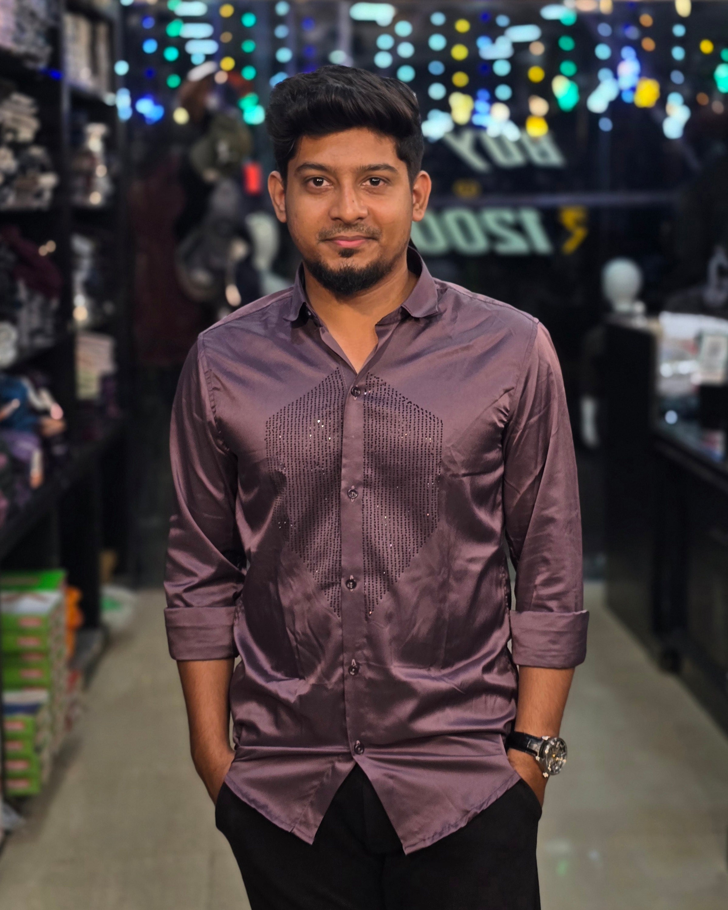 Stone Shirt 1 - Mauve Pink