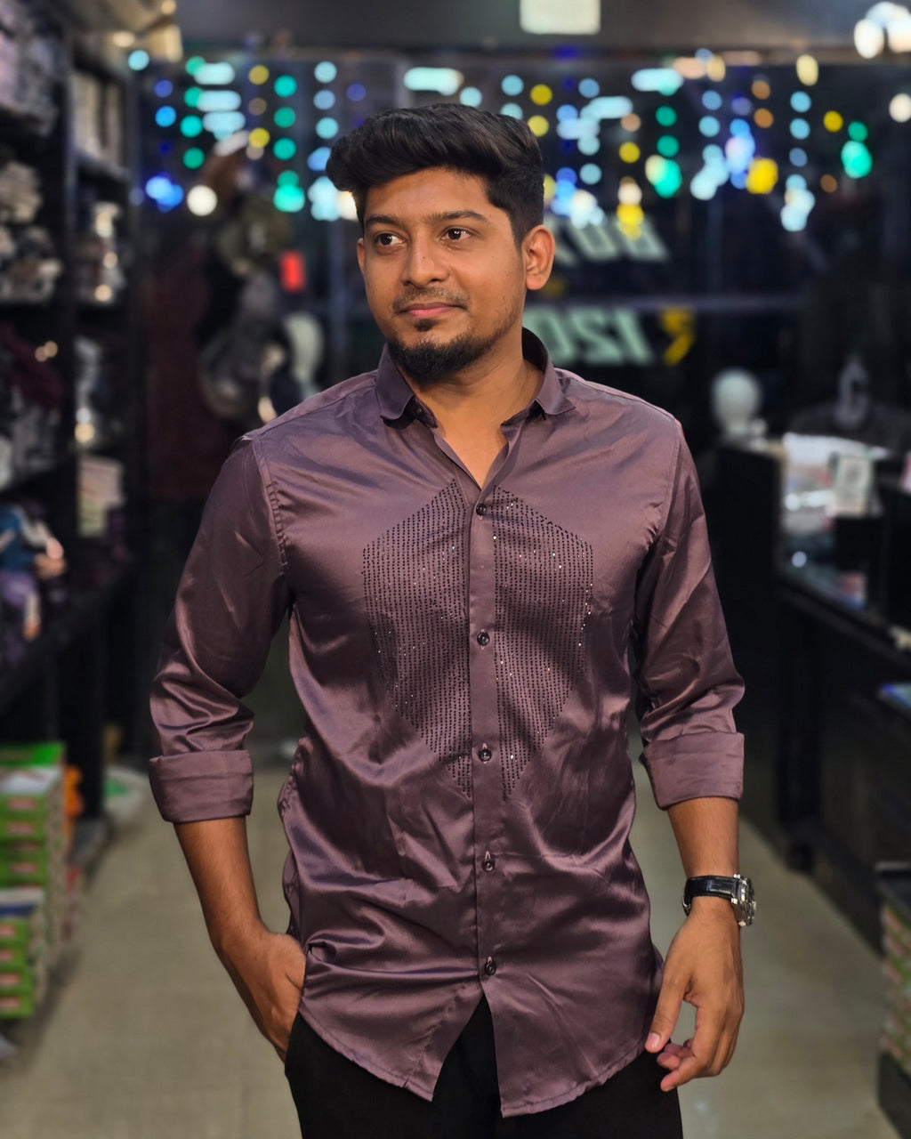 Stone Shirt 1 - Mauve Pink