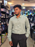 Formal Liquid Shirt- Green