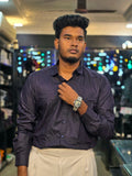 Formal Liquid Shirt - Purple