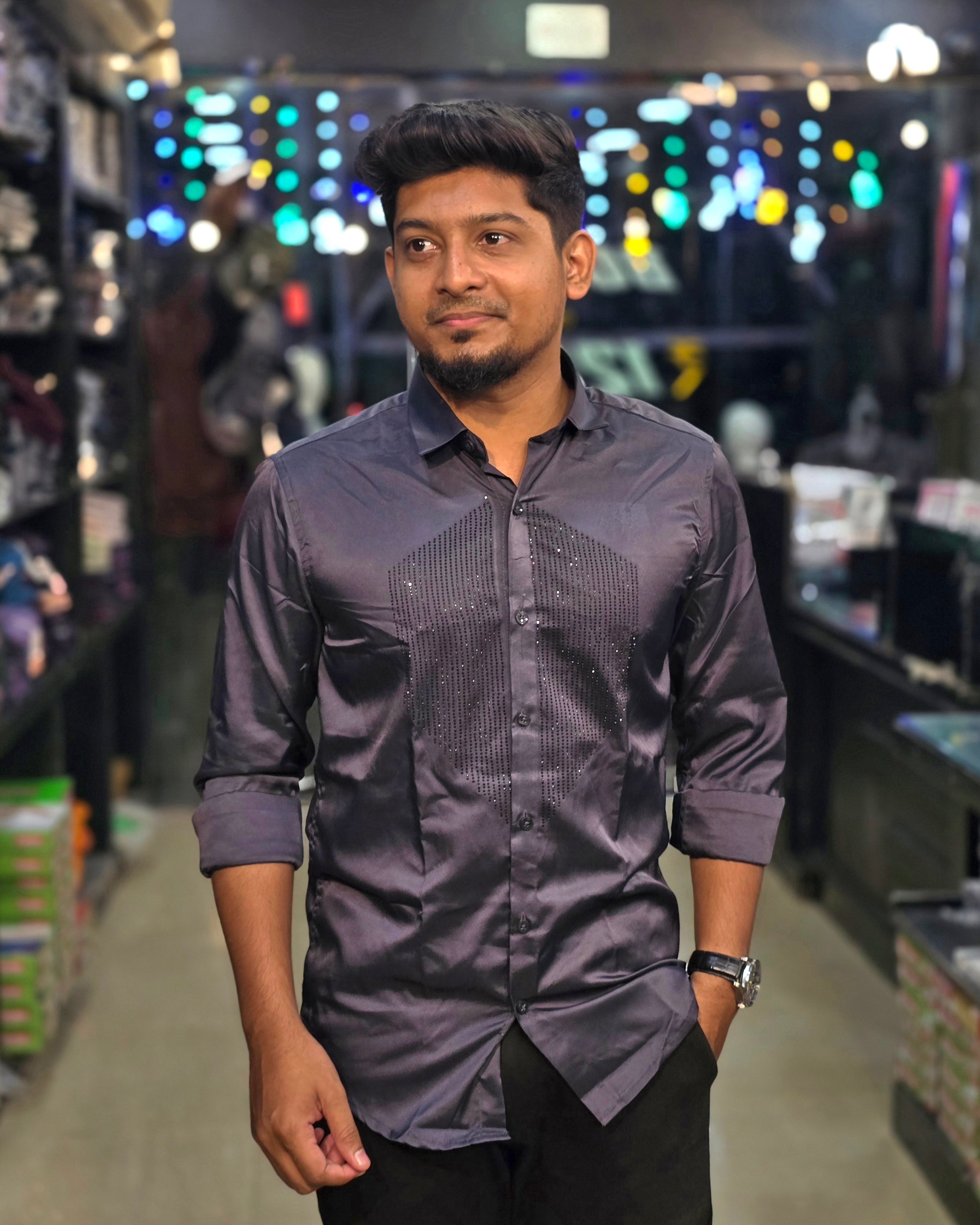 Stone Shirt 1 - Navy Blue