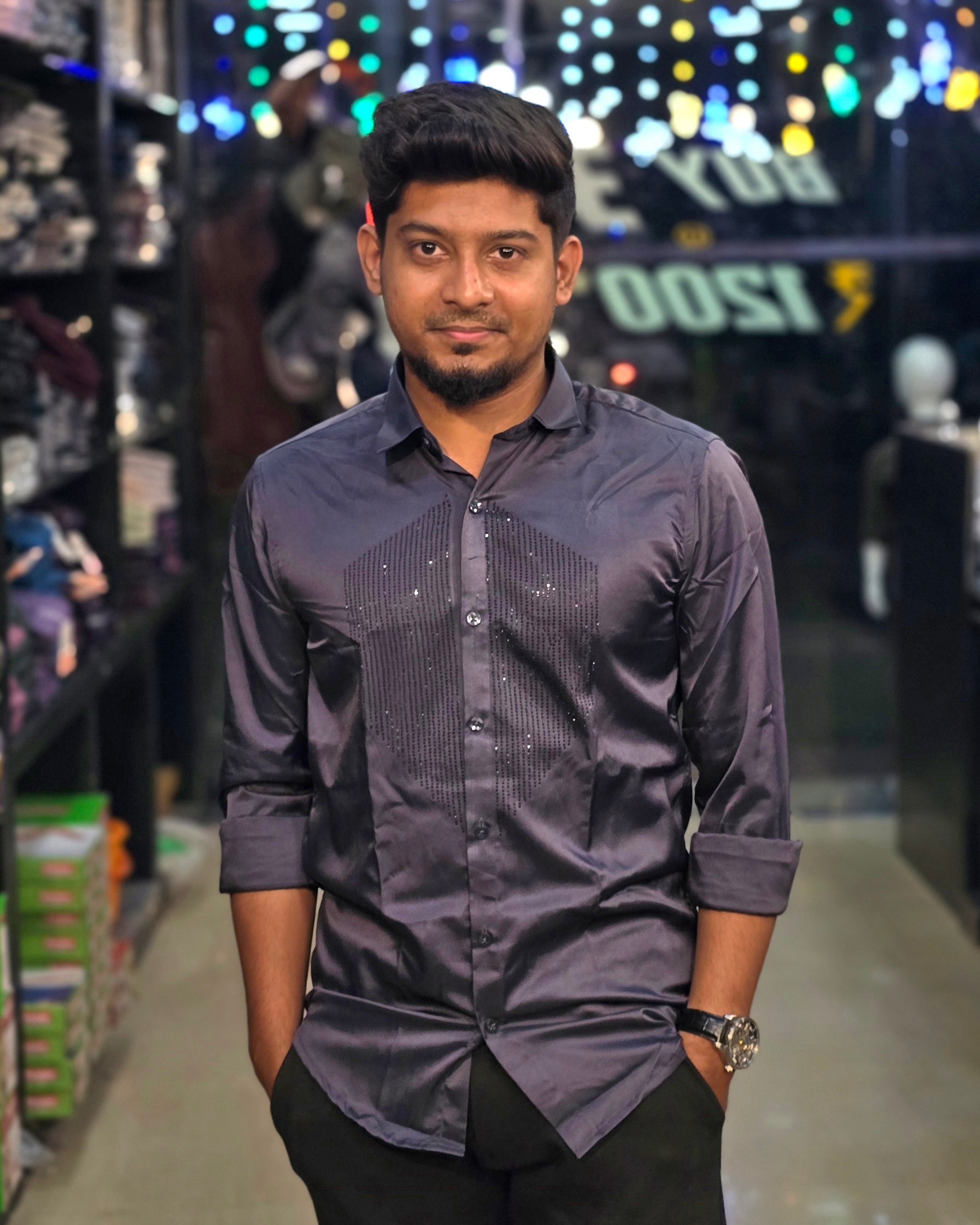 Stone Shirt 1 - Navy Blue